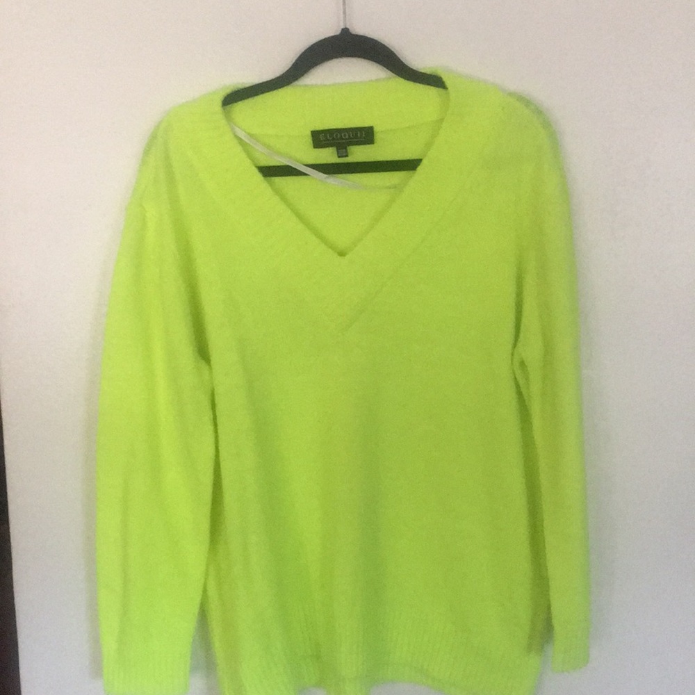 Eloquii neon sweater